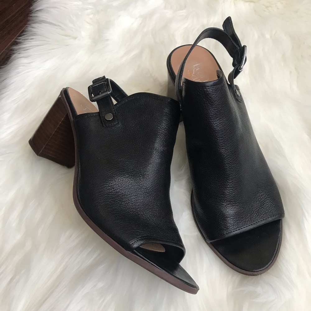 Franco Sarto Humour Sandal Black Size 10M - Picture 2 of 8